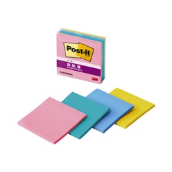 強粘着ノートマルチカラー３　７５×７５　４冊×５