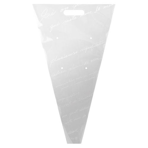 ポリ手提げ NEWフレンチブーケスリーブOPPバッグ-1(100枚) ヘッズ