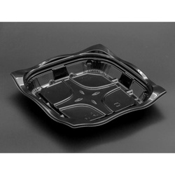 【廃番商品】リスパック 冷麺容器 クリーンカップ レフィノ17-30B 黒 本体