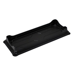 サンドイッチ容器 デリサンド10(20-8)PS2黒 デンカポリマー