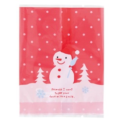 テープ無 OPP袋 スノーマンスイーツパック クリア-4(100枚) ヘッズ