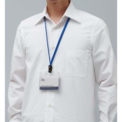 吊下名札セット（二つ折りカードプロテクト）５０個黒