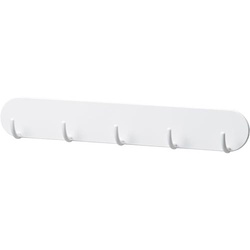 マグネット５連フック　ホワイト