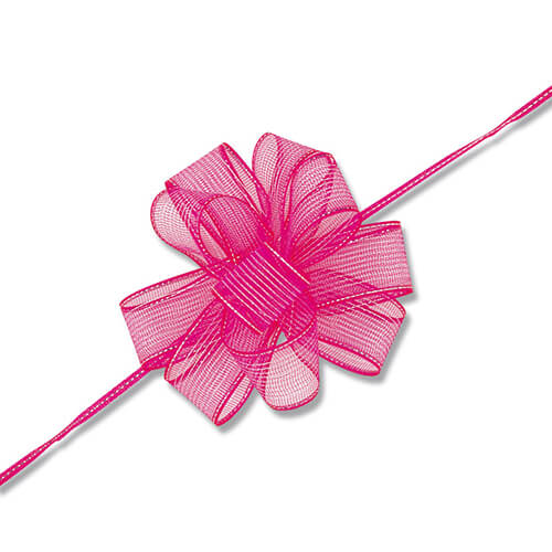 【廃番商品】ワンタッチフラワーリボン ２４×２０ ボタン