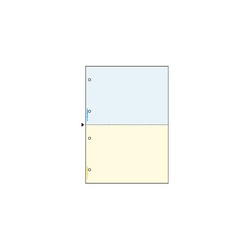 マルチプリンタ帳票　Ａ４カラー２面４穴　１２００枚