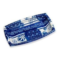 惣菜容器 夢デリLS40 手まり青 デンカポリマー