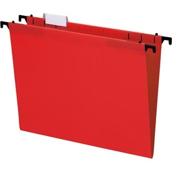 可動式ハンギングフォルダ　レッド　５０枚