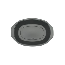 福助工業 軽食容器 フルレンジTR-160H 黒 本体