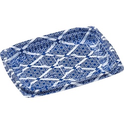 惣菜容器 MSD惣菜15-11(17) ひし格子青 エフピコ