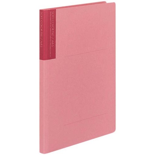 ソフトカラーファイル　Ａ４縦　ピンク　１０冊