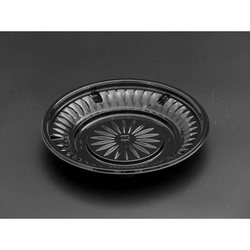 【廃番商品】リスパック フルーツ容器 クリーンカップ シャイニーD165B 黒 本体