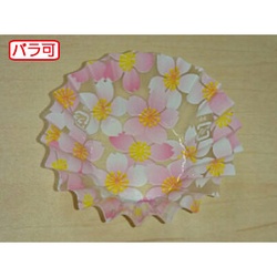 セイコー おかずカップ ラミケース OPP 6F 桜総柄 500枚