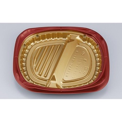 シーピー化成 弁当容器 CBFまろん8S-3 GR 本体