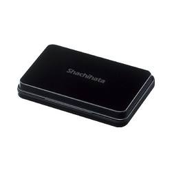 シヤチハタスタンプ台（油性顔料）　中型　黒３個