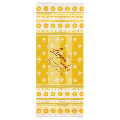 テープ無 OPP袋 レモンケーキスイーツパック マット-2(100枚) ヘッズ