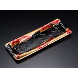 リスパック 寿司容器 美鮮盛 1-6B れいめい赤 本体