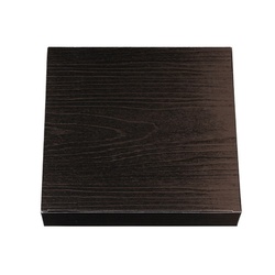 仕出し弁当容器 80-80黒炭 ワンピース 紙ボックス本体 北原産業