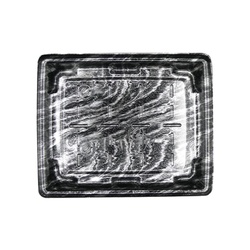 惣菜容器 MTD24-20平ヨコ 本体 エコ黒木銀 エフピコ