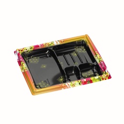 弁当容器 箱膳23-20-1H みやび赤 福助工業