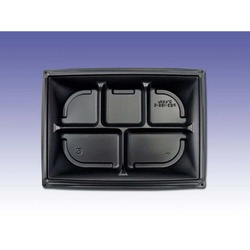 惣菜容器 D’sカフェP23-16S-5 ブラック デンカポリマー