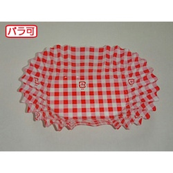 セイコー おかずカップ OPP 小判6号 チェック柄ピンク 500枚