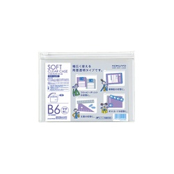 ソフトクリヤーケース＜クリヤー＆カラー＞Ｂ６　透明