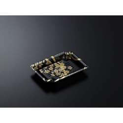 中央化学 刺身容器 CF かく鉢 17-12 松月BK-BK 本体