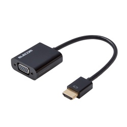 変換アダプタ／ＨＤＭＩ−ＶＧＡ／ブラック