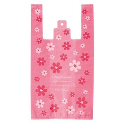 レジ袋 ラブリーフラワーレジバッグ-M(100枚) ヘッズ