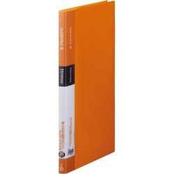 シンプリーズクリアーＦ固定式Ａ４縦２０Ｐ橙１０冊