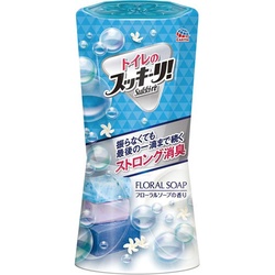 スッキーリ！トイレ用フローラルソープ４００ｍｌ×４