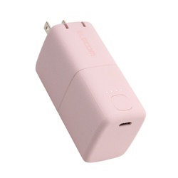 モバイルバッテリー　コンセント　一体型　ピンク