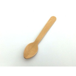 ホウケン産業 使い捨てスプーン 木製 ウッドスプーン95 バラ