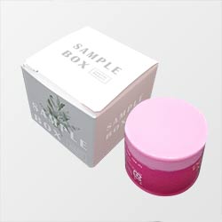 クリーム箱(58×58×47mm・底ワンタッチ・カードB 310g・OPニス（微光沢）・22営業日)