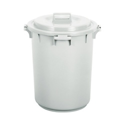 丸型ペール　４５Ｌ　グレー　３個入