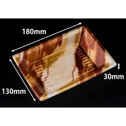 リスパック 寿司容器 新万角18-13F はなの茶 本体