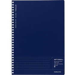 ソフトリングノートＢｉｚドットＢ罫４０枚Ｂ５紺×５
