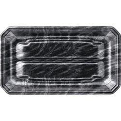 鮮魚トレー FLステージ25-14(25) エコ黒木銀 エフピコ