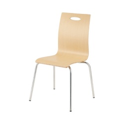 ＳＫカフェチェア　ナチュラル　４脚セット