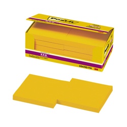 ポストイット　強粘着７５×７５　ネオン　黄　１０冊