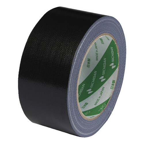 廃番商品】ニチバン 布粘着テープ121 黒 50mm×25m 121650 | ダンボール