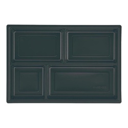 HSH-W320-225用上下段 中仕切セット (黒) アヅミ産業