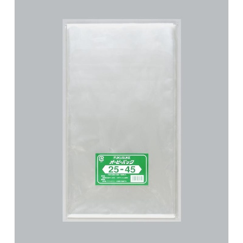 テープ無 OPP袋 オーピーパックC No.25-45 100枚入 福助工業