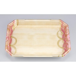 発泡トレー L-カク4 波瓦桃 シーピー化成