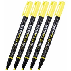 蛍光マーカー　蛍コート８０　黄　５本パック