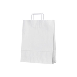 紙袋 平紐 2才 白無地 パックタケヤマ