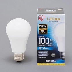 ＬＥＤ一般形電球　Ｅ２６　広配光１００Ｗ形　昼白色