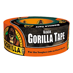 【廃番商品】ＫＵＲＥ 強力補修テープ ゴリラテープ 48mm×11ｍ×厚さ0.43mm ブラック NO1776