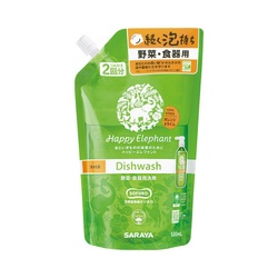 ハッピーエレファント食器用洗剤オレンジ＆ライム詰替