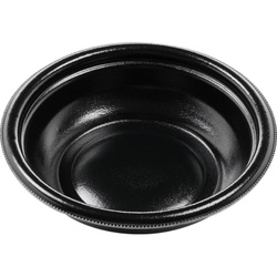 惣菜容器 MFPデリプレ丸16 本体 黒 エフピコ